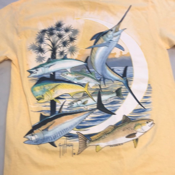 Guy Harvey original BLUEWATER  short sleeved t shirt Small NWOT - Picture 2 of 3